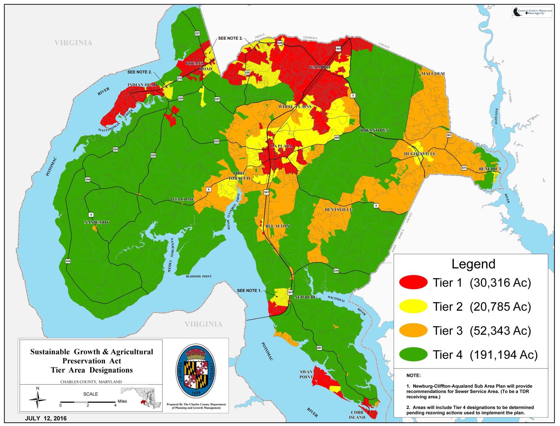 Septic Tier Map - Generalized